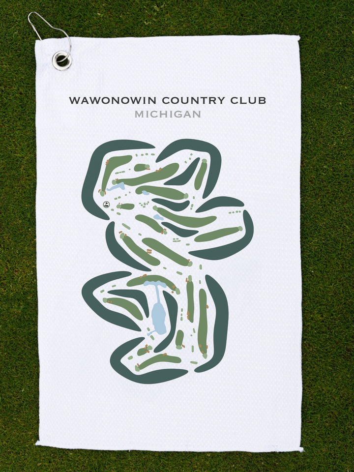 Wawonowin Country Club, Michigan - Printed Golf Courses