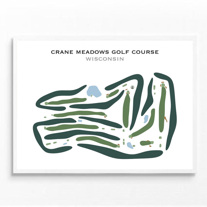 Crane Meadows Golf Course, Wisconsin - Printed Golf Courses