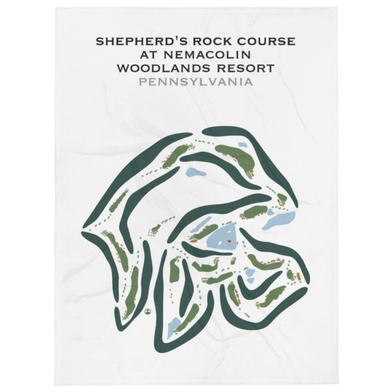 Shepherd's Rock Golf Course - Nemacolin Woodlands Resort, Pennsylvania - Printed Golf Courses