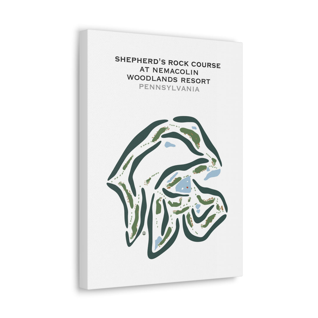 Shepherd's Rock Golf Course - Nemacolin Woodlands Resort, Pennsylvania - Printed Golf Courses