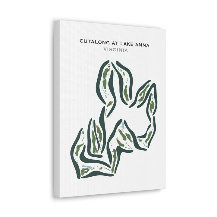 Cutalong at Lake Anna, Virginia - Printed Golf Courses