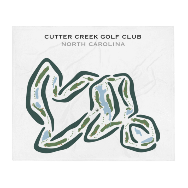 Cutter Creek Golf Club, Hookerton, North Carolina - Printed Golf Courses