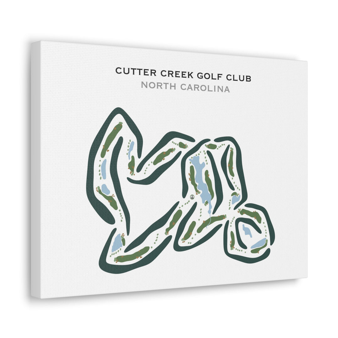 Cutter Creek Golf Club, Hookerton, North Carolina - Printed Golf Courses