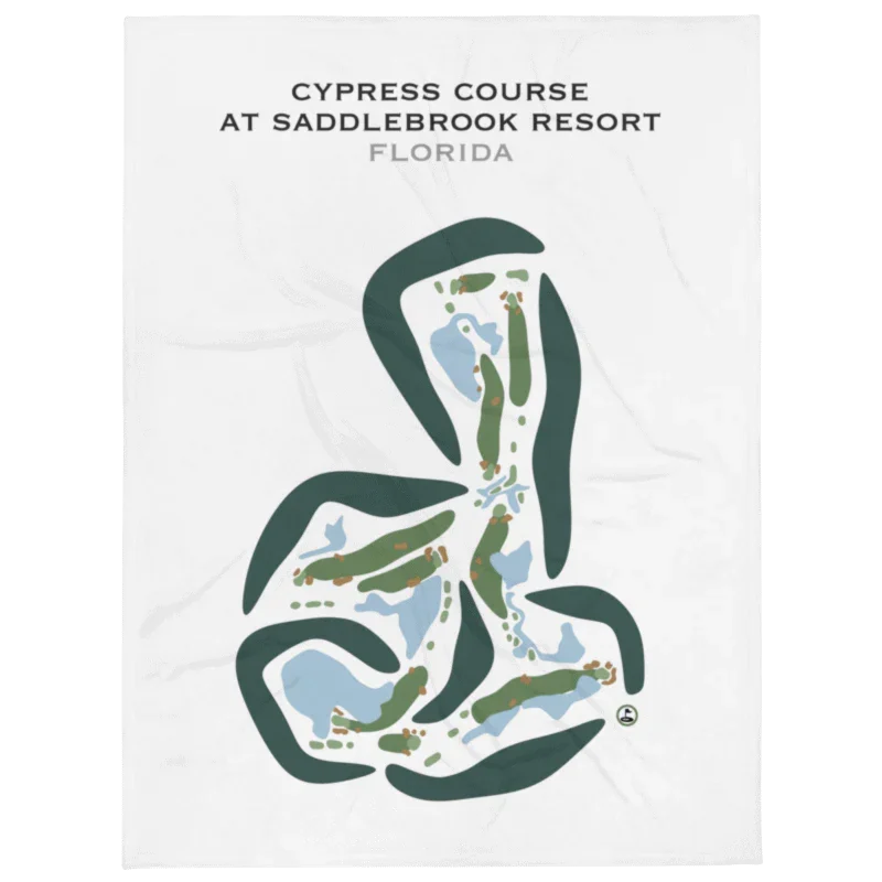 Cypress Course at Saddlebrook Resort, Florida - Printed Golf Courses