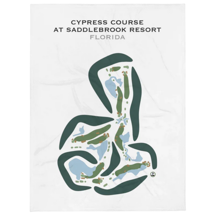 Cypress Course at Saddlebrook Resort, Florida - Printed Golf Courses