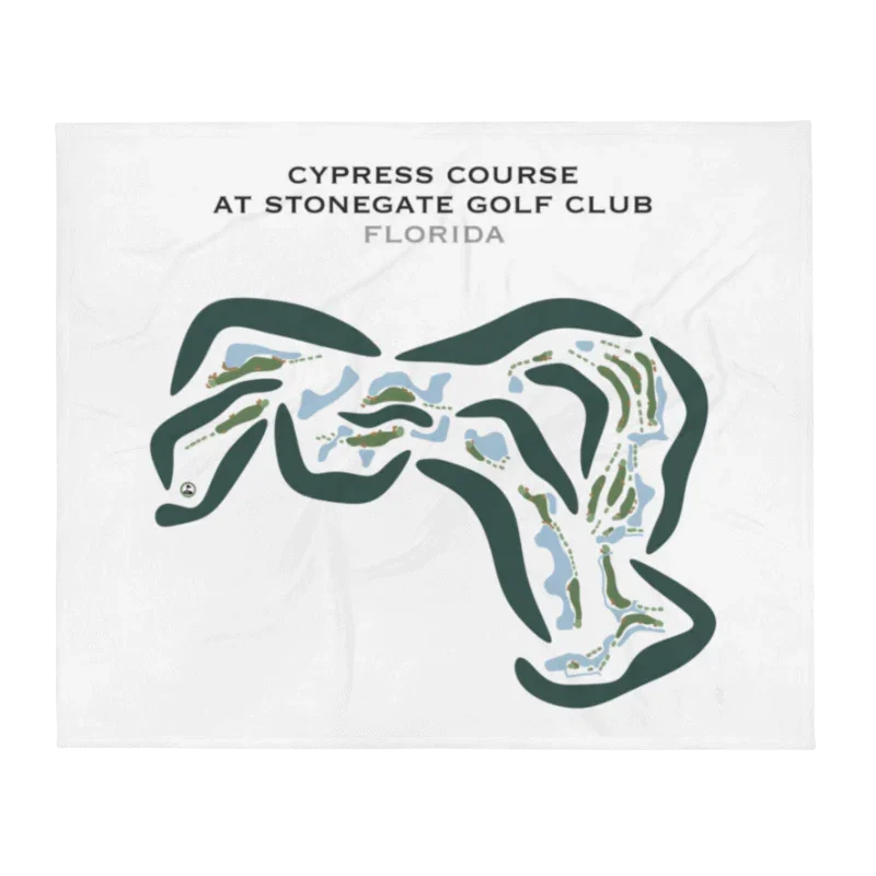 Cypress Course at Stonegate Golf Club, Florida - Printed Golf Courses