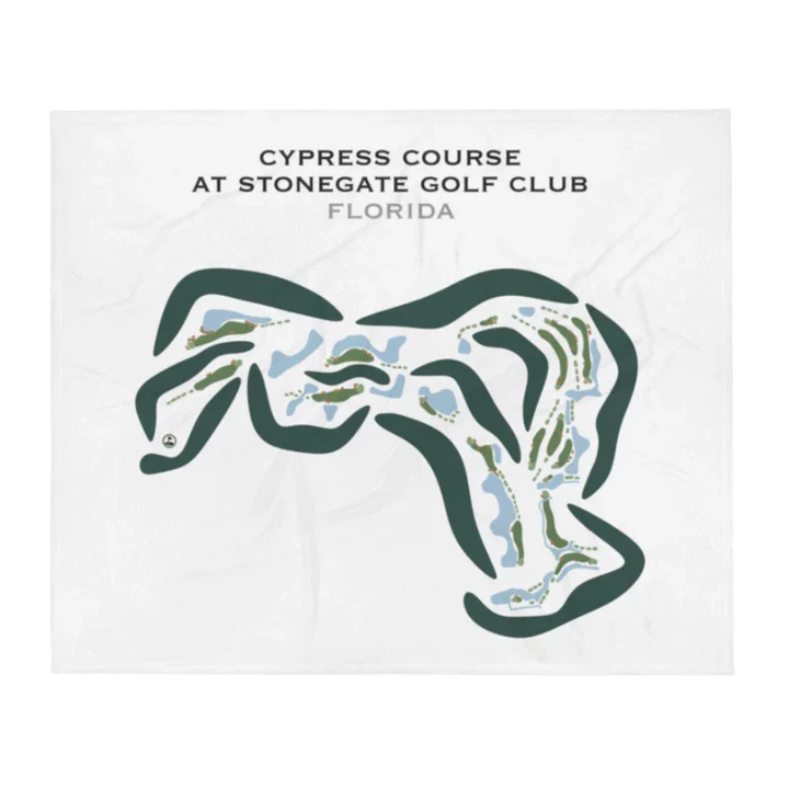 Cypress Course at Stonegate Golf Club, Florida - Printed Golf Courses