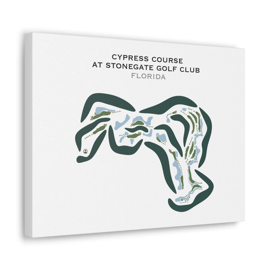 Cypress Course at Stonegate Golf Club, Florida - Printed Golf Courses