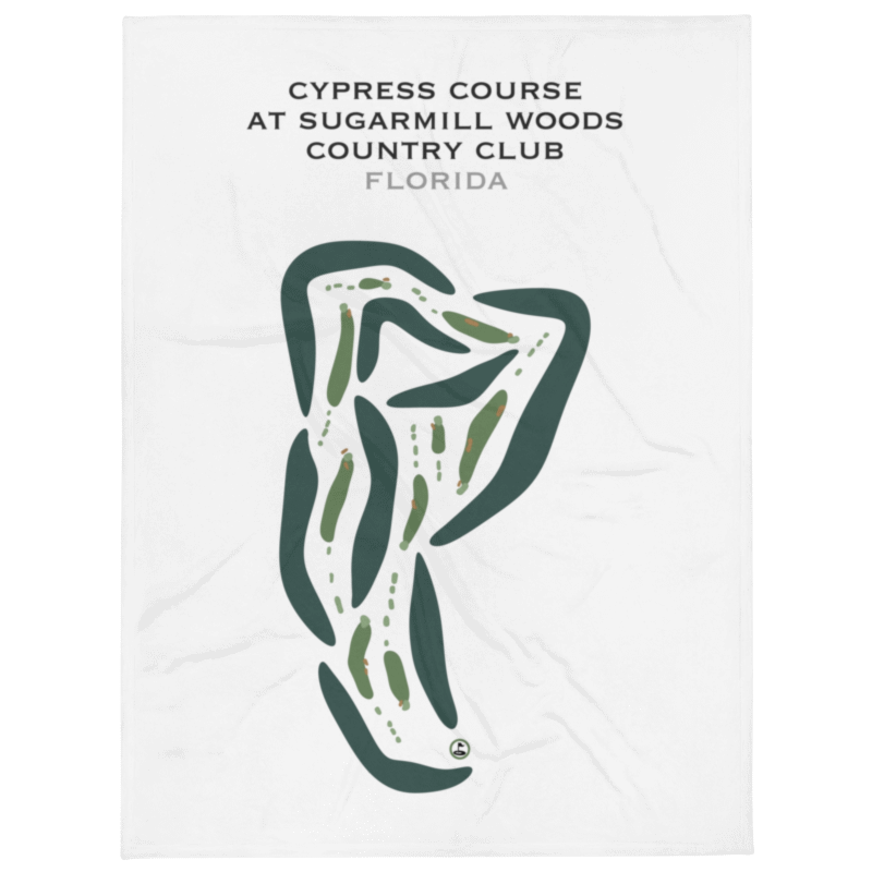 Cypress Course at Sugarmill Woods Country Club, Florida - Printed Golf Courses