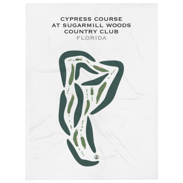 Cypress Course at Sugarmill Woods Country Club, Florida - Printed Golf Courses