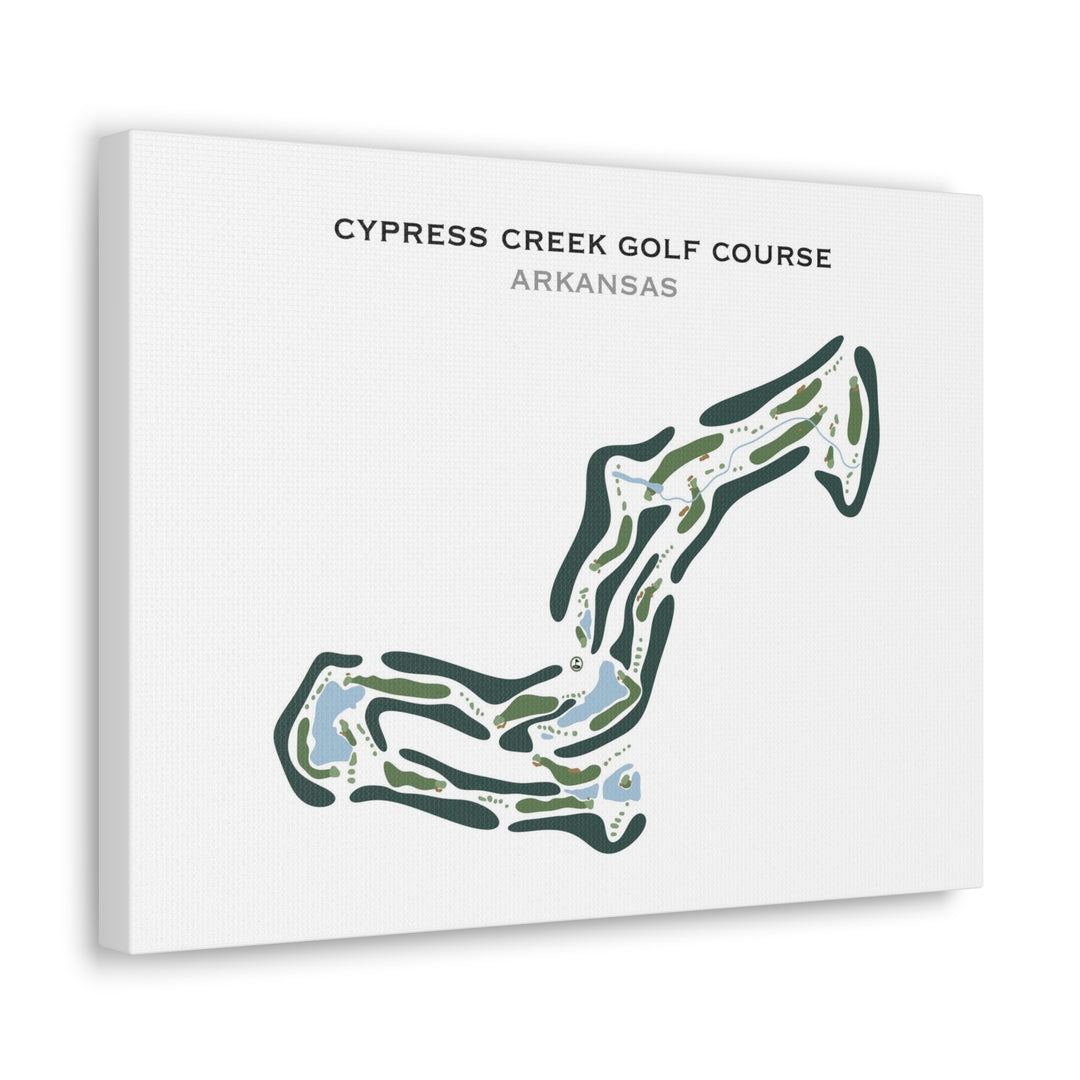 Cypress Creek Golf Course, Arkansas - Printed Golf Course