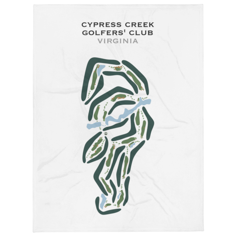 Cypress Creek Golfers' Club, Virginia - Printed Golf Courses