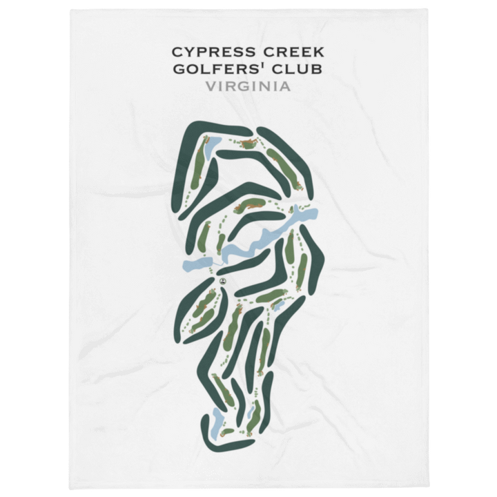 Cypress Creek Golfers' Club, Virginia - Printed Golf Courses