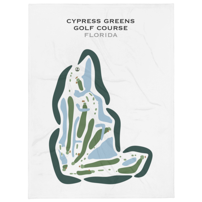 Cypress Greens Golf Course, Florida - Printed Golf Courses
