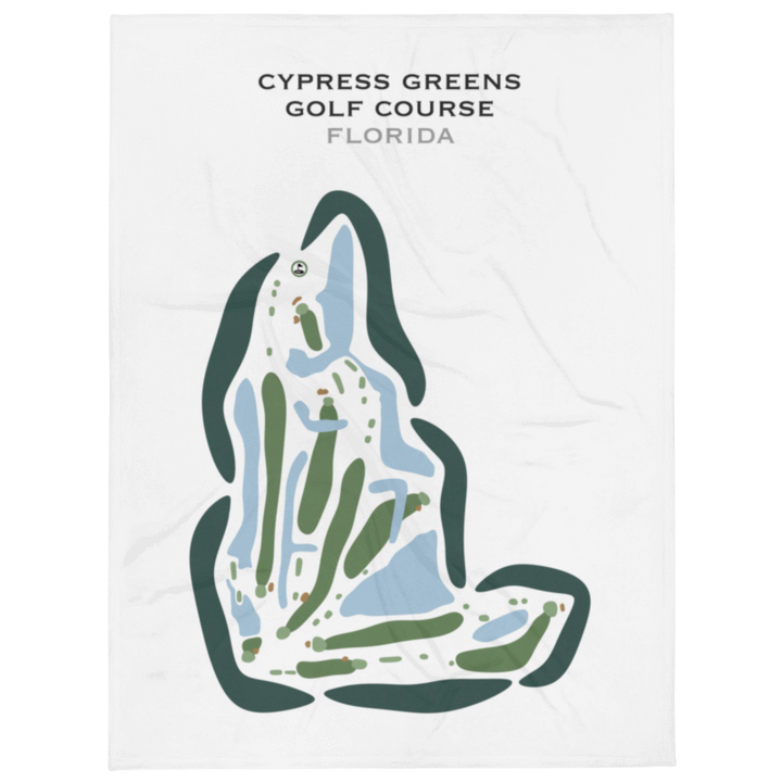 Cypress Greens Golf Course, Florida - Printed Golf Courses