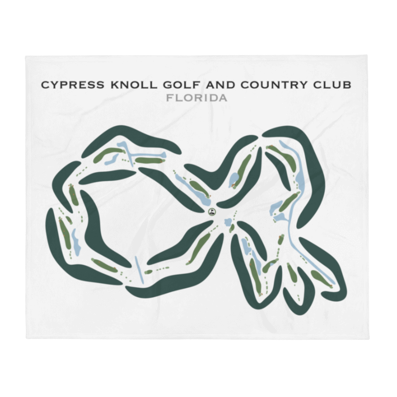 Cypress Knoll Golf & Country Club, Florida - Printed Golf Courses