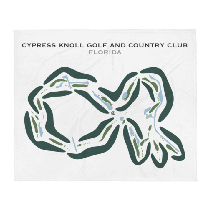 Cypress Knoll Golf & Country Club, Florida - Printed Golf Courses