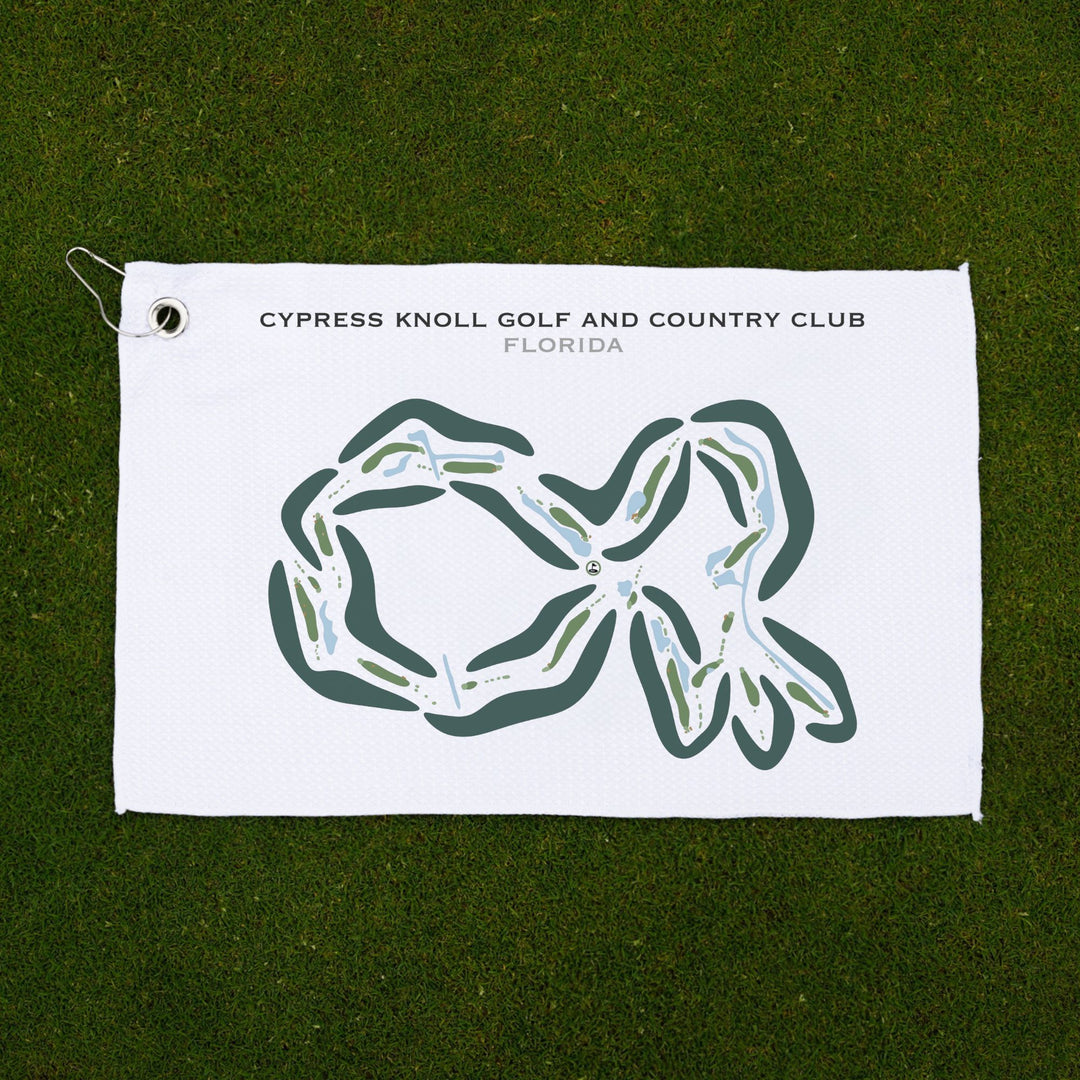Cypress Knoll Golf & Country Club, Florida - Printed Golf Courses