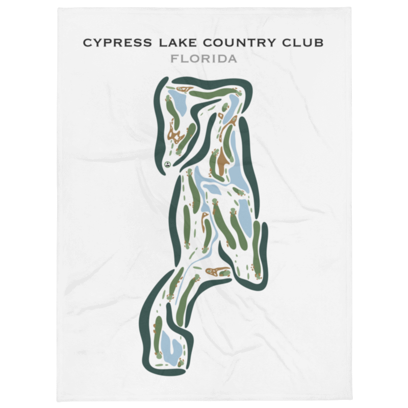 Cypress Lake Country Club, Florida  - Printed Golf Courses