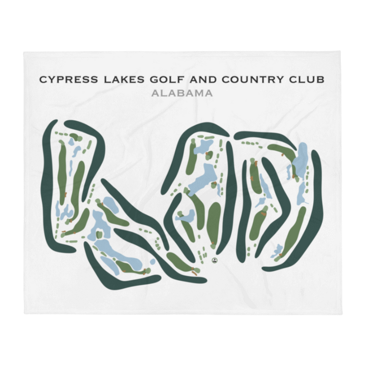 Cypress Lakes Golf & Country Club, Alabama - Printed Golf Courses