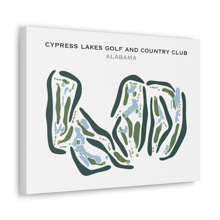 Cypress Lakes Golf & Country Club, Alabama - Printed Golf Courses