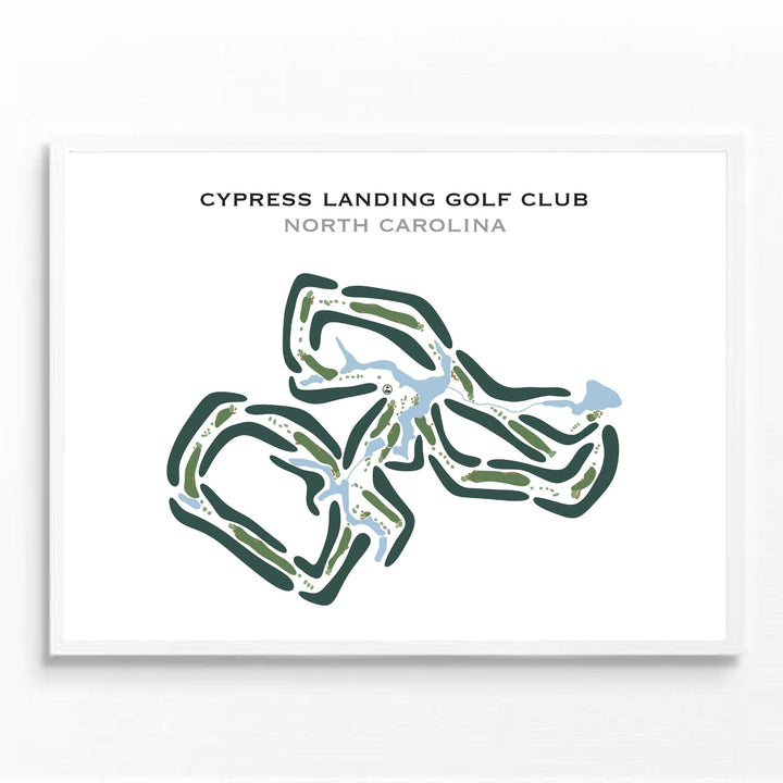 Cypress Landing Golf Club, North Carolina - Printed Golf Courses