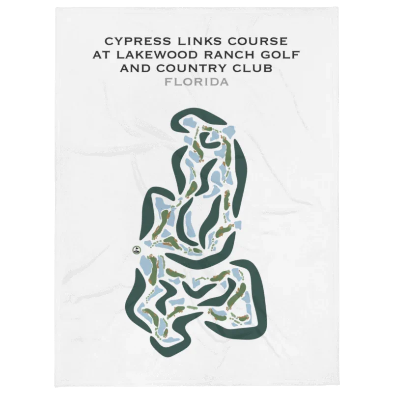 Cypress Links Course at Lakewood Ranch Golf & Country Club, Florida - Printed Golf Courses