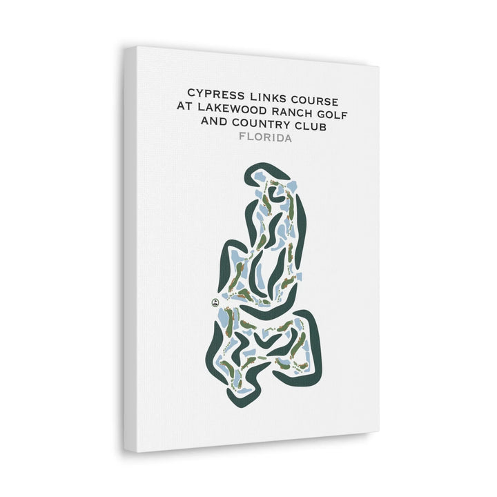 Cypress Links Course at Lakewood Ranch Golf & Country Club, Florida - Printed Golf Courses