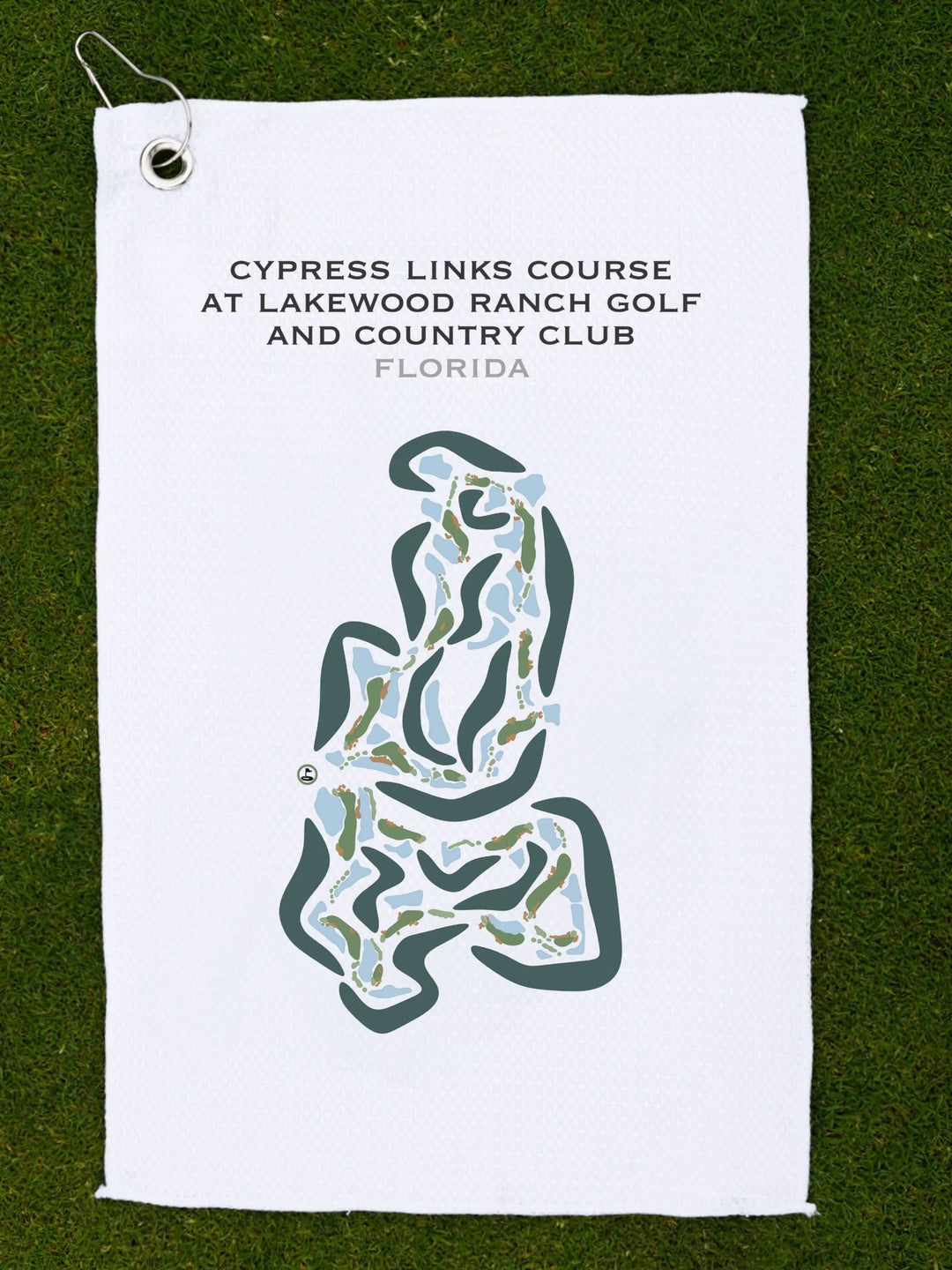Cypress Links Course at Lakewood Ranch Golf & Country Club, Florida - Printed Golf Courses