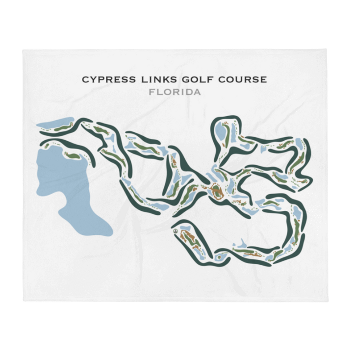 Cypress Links Golf Course, Florida - Printed Golf Courses