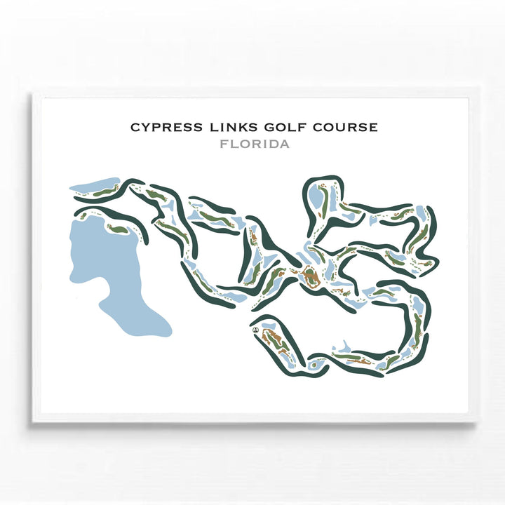 Cypress Links Golf Course, Florida - Printed Golf Courses