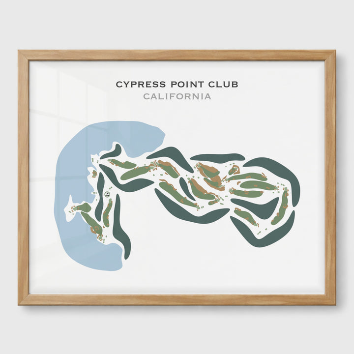 Cypress Point Golf Club, California - Printed Golf Courses