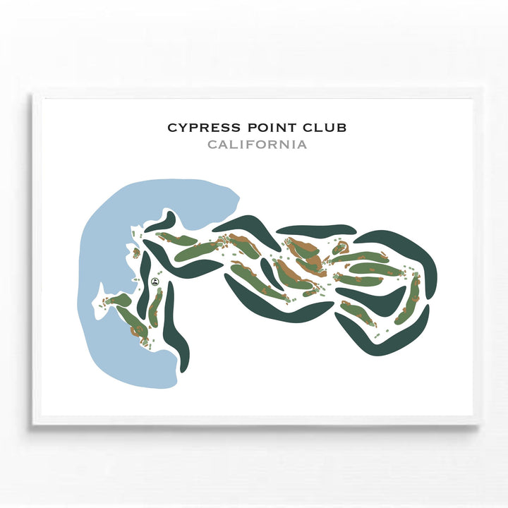 Cypress Point Golf Club, California - Printed Golf Courses