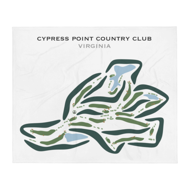 Cypress Point Country Club, Virginia - Printed Golf Courses