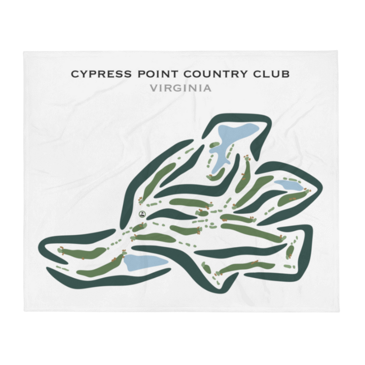 Cypress Point Country Club, Virginia - Printed Golf Courses