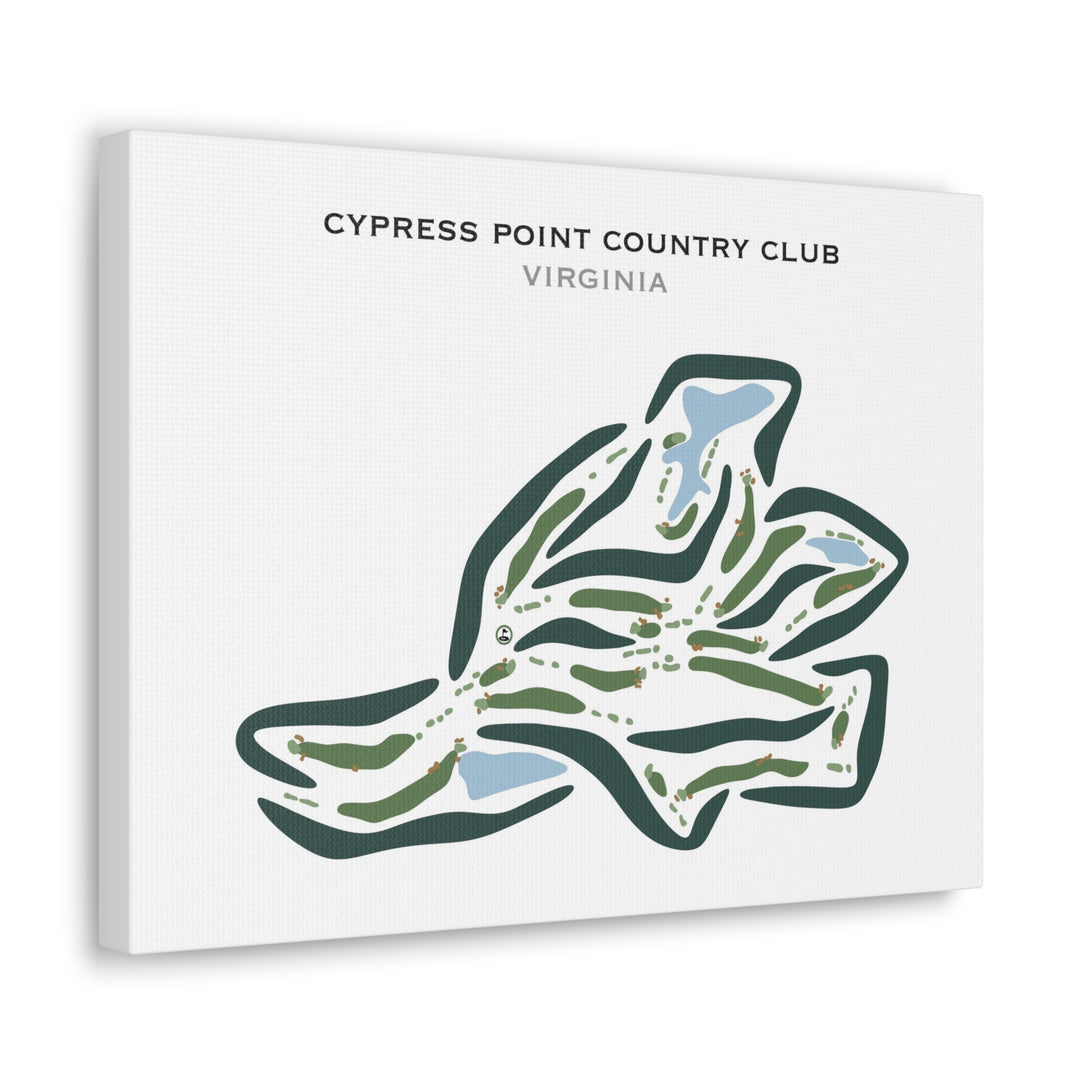 Cypress Point Country Club, Virginia - Printed Golf Courses