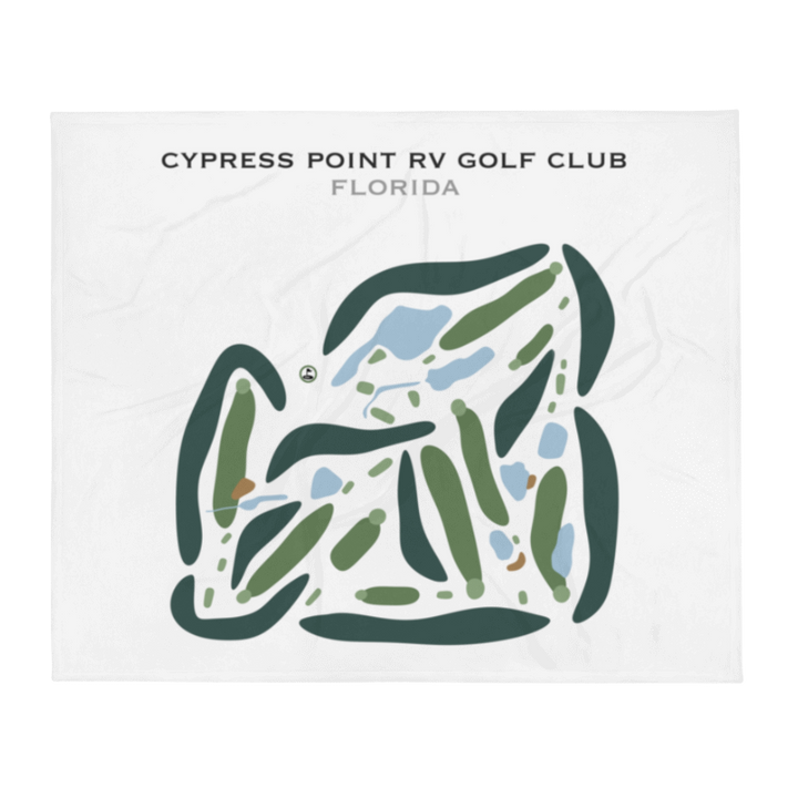 Cypress Point RV Golf Club, Florida - Printed Golf Courses