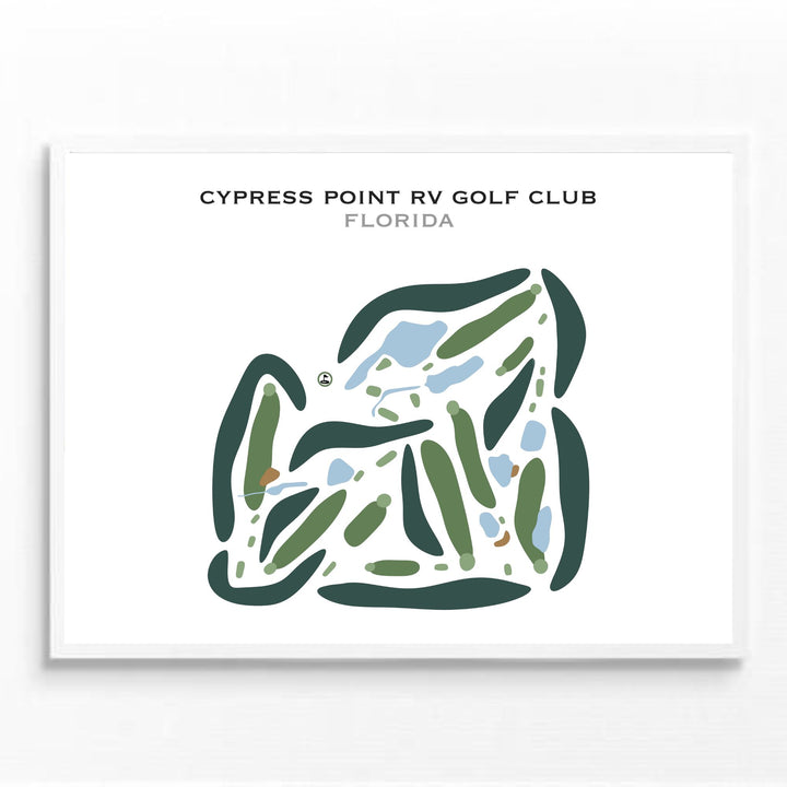 Cypress Point RV Golf Club, Florida - Printed Golf Courses