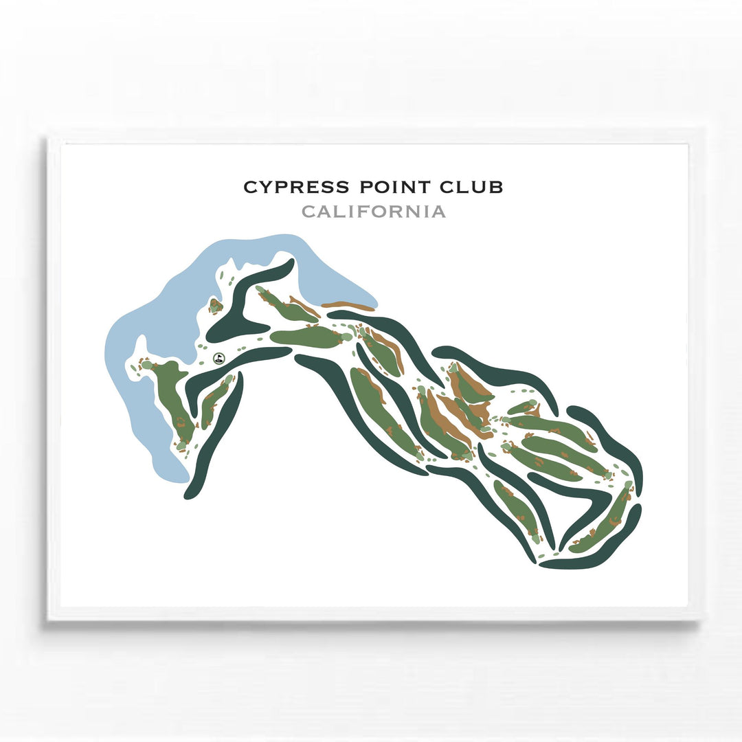 Cypress Point Golf Club, California - Printed Golf Courses