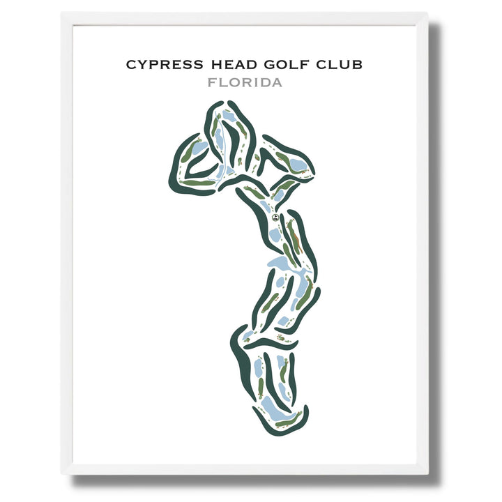 Cypress Head Golf Club, Florida - Printed Golf Courses