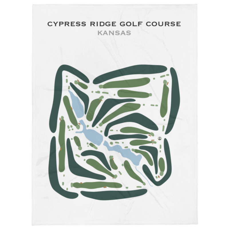 Cypress Ridge Golf Course, Kansas - Printed Golf Courses