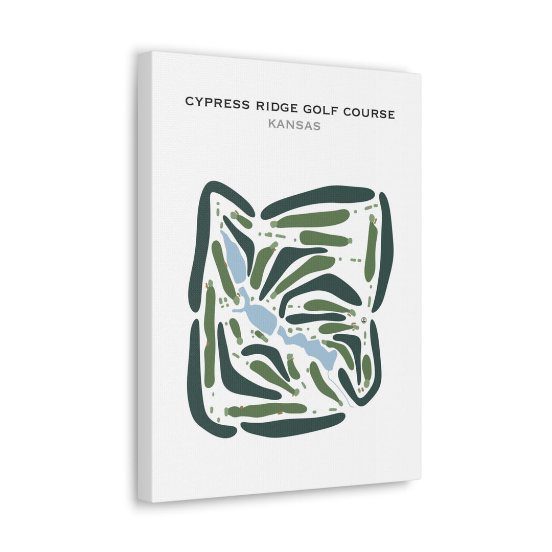 Cypress Ridge Golf Course, Kansas - Printed Golf Courses