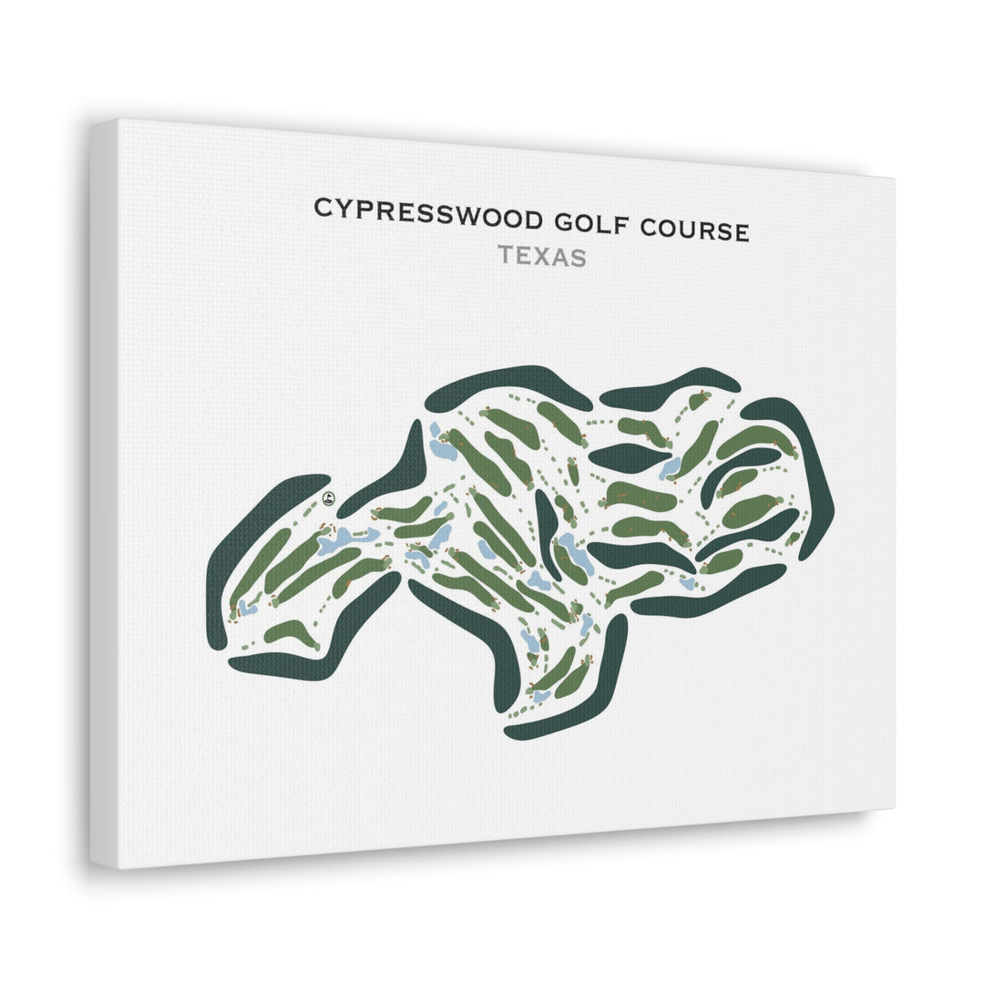 Cypresswood Golf Course, Texas - Printed Golf Course