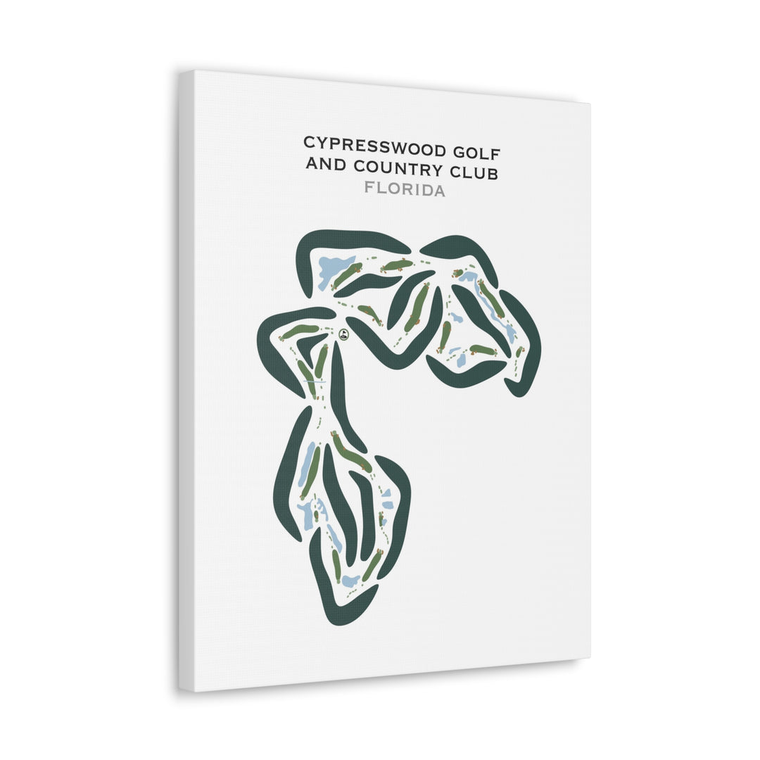Cypresswood Golf & Country Club, Florida - Printed Golf Courses