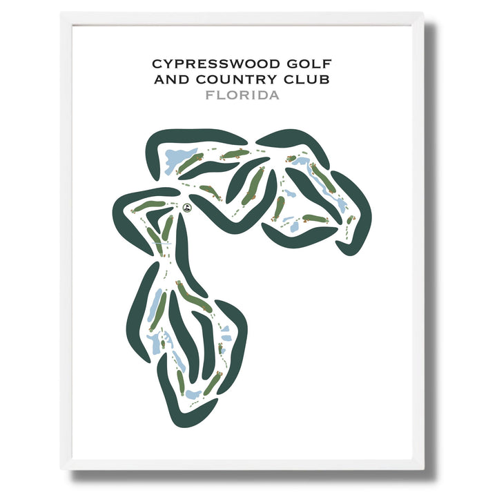 Cypresswood Golf & Country Club, Florida - Printed Golf Courses