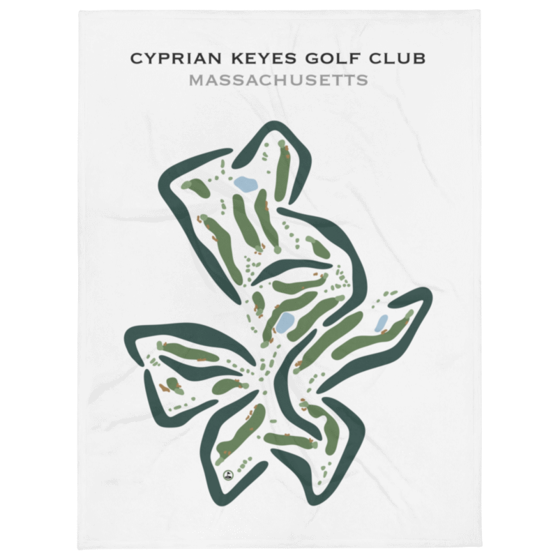 Cyprian Keyes Golf Club, Massachusetts - Printed Golf Courses