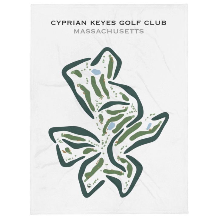 Cyprian Keyes Golf Club, Massachusetts - Printed Golf Courses