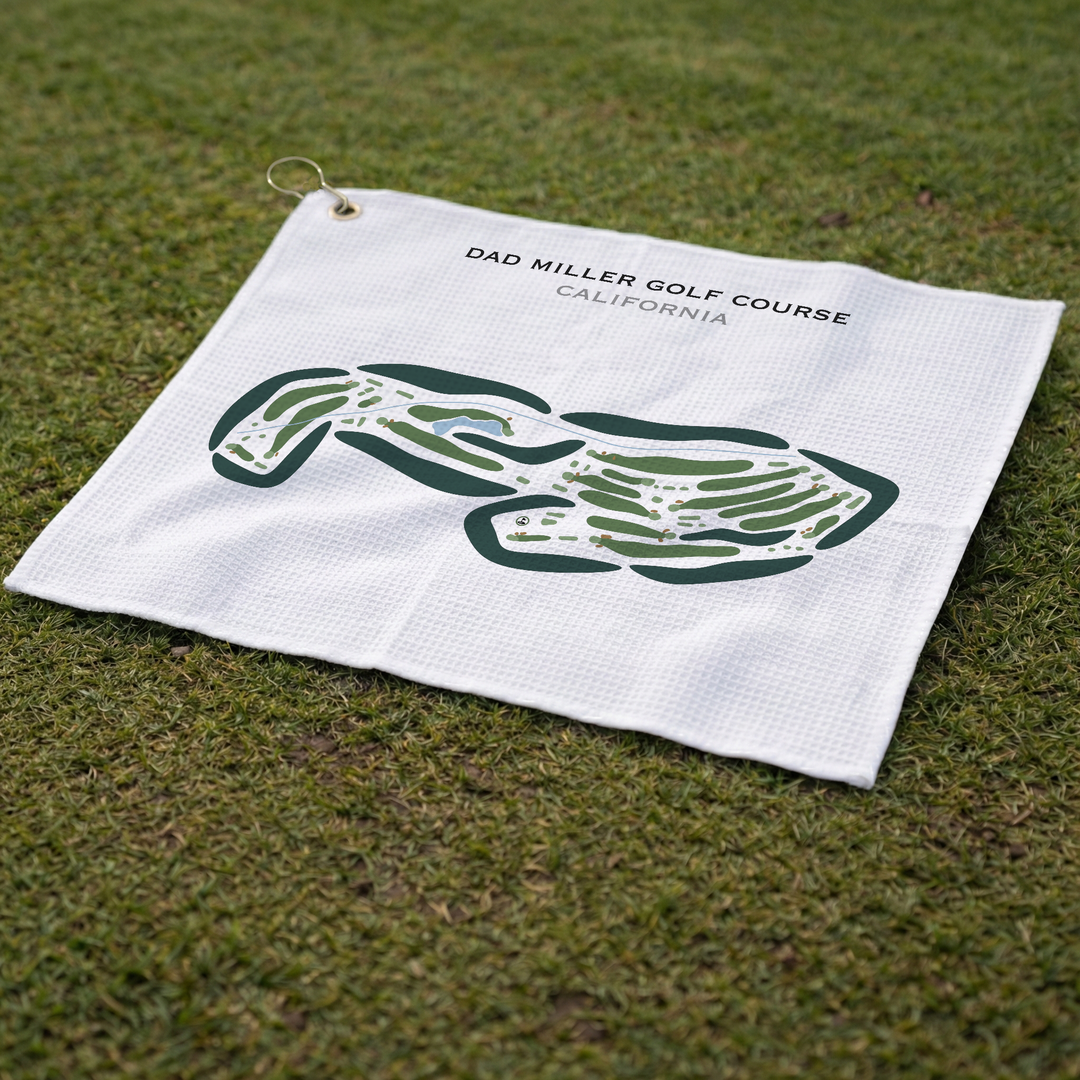 Dad Miller Golf Course, California - Printed Golf Course