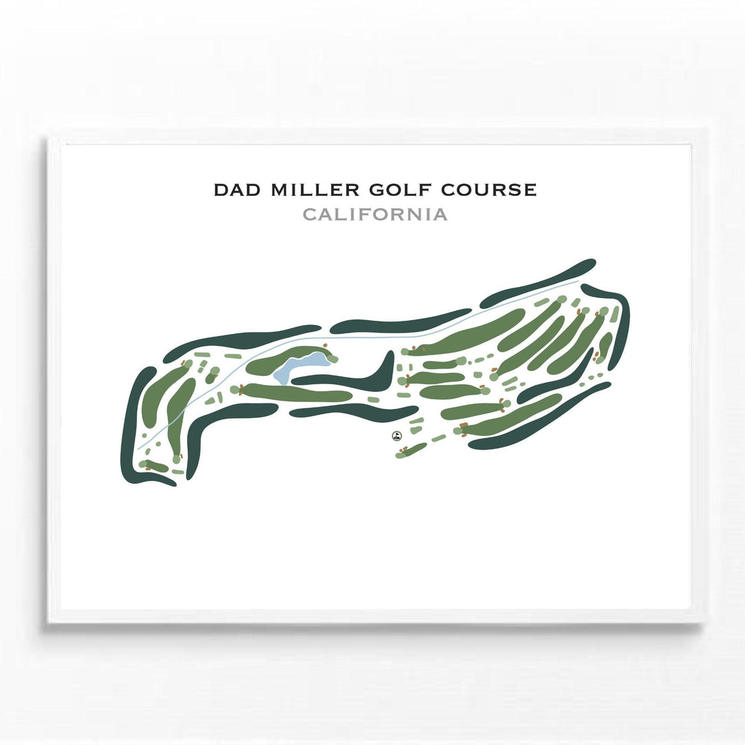 Dad Miller Golf Course, California - Golf Course Prints