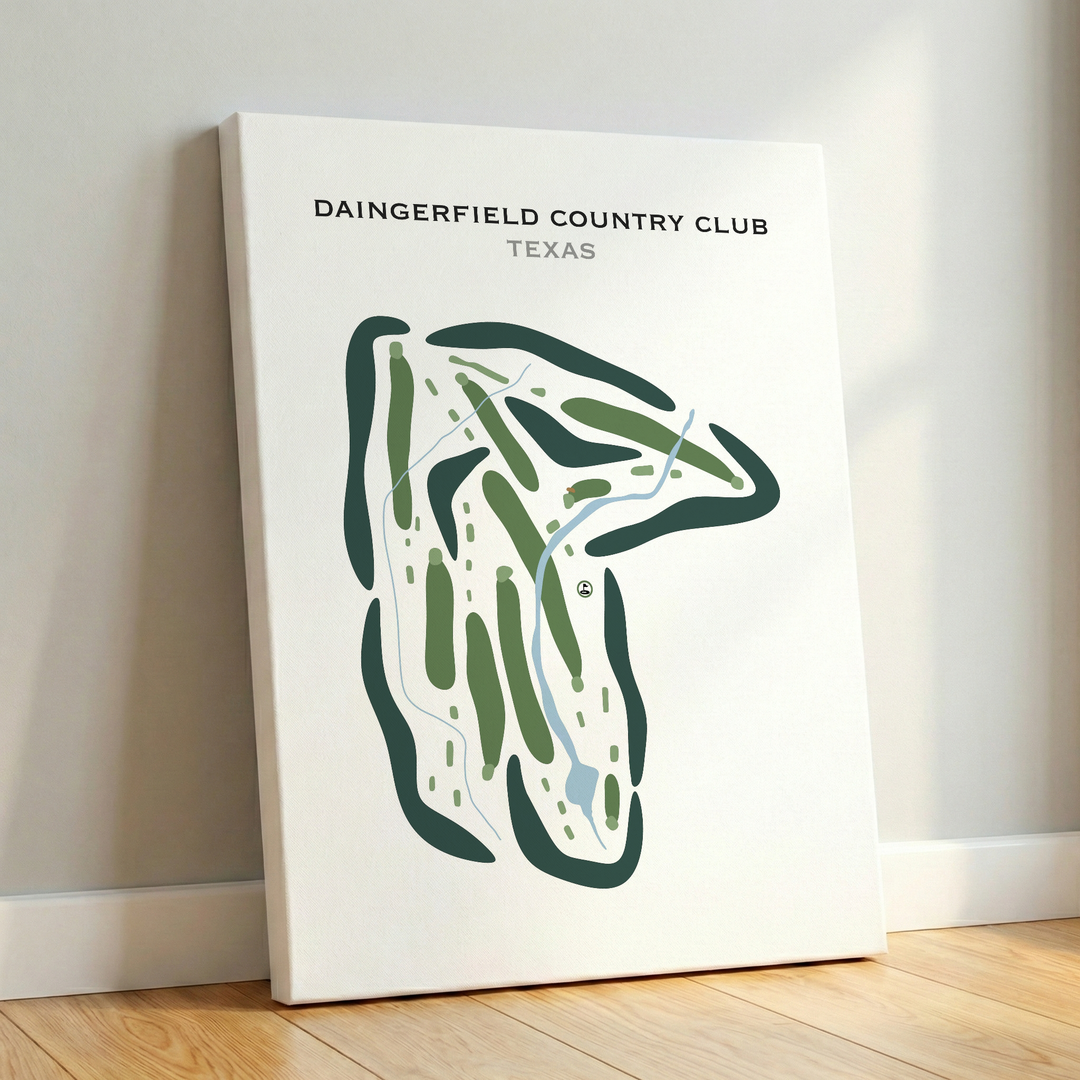 Daingerfield Country Club, Texas - Printed Golf Courses